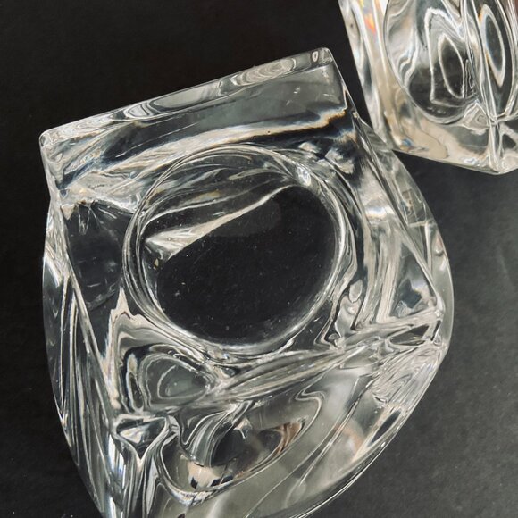 VINTAGE MIKASA Set of 2 Art Deco Votive Candleholders EUC - Picture 6 of 6